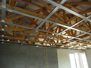 Mont konstrukce sdrokartonovho stropu